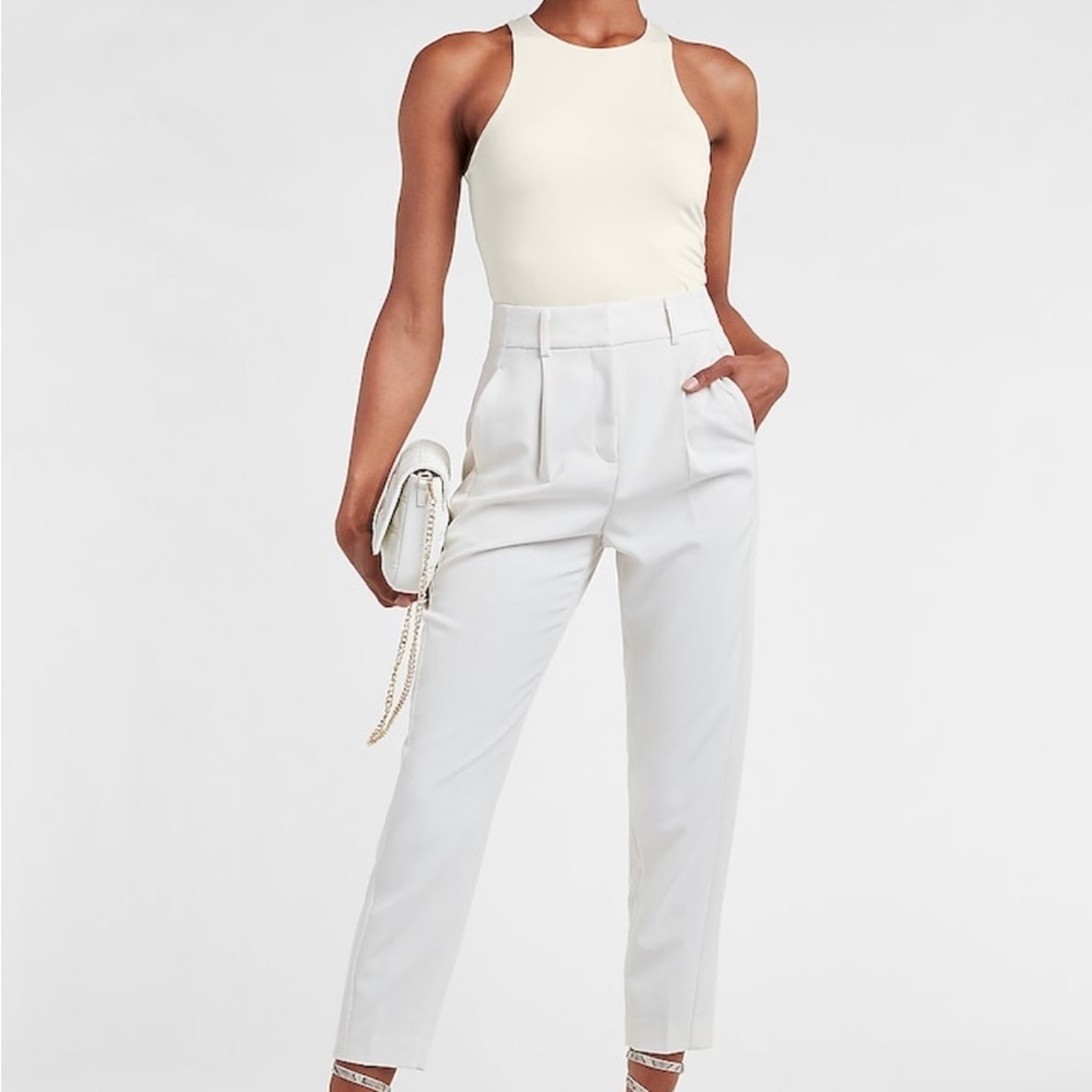 Express - Body Contour Silky High Neck Thong Bodysuit